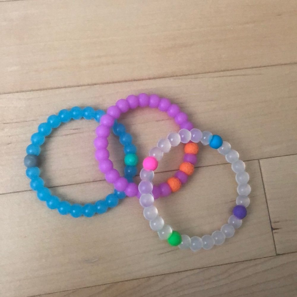 3 Lokai bracelets